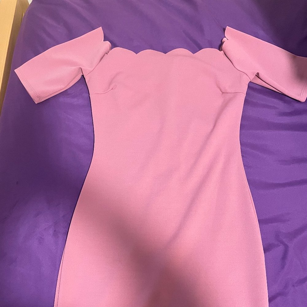 Charlotte Russe pink dress (USED) Size sm